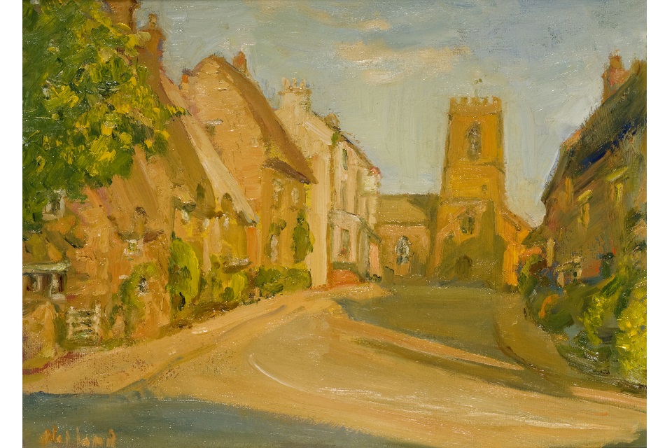 image link to Church Street, Boughton by George Herbert Buckingham Holland page.