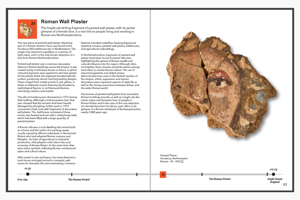 Ypu are hoveing over an image linked to A History of Northamptonshire in 100 Objects Exhibition Book