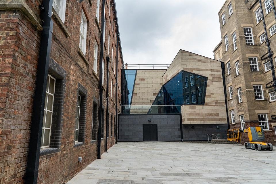 View of new museum from Car park