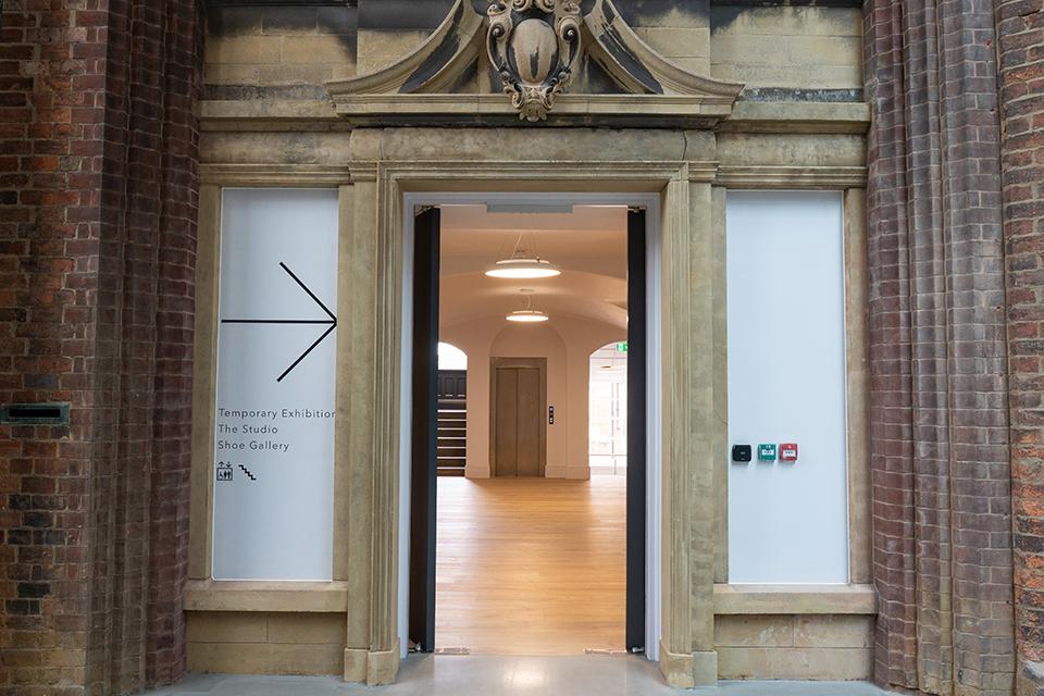 Entrance to studio