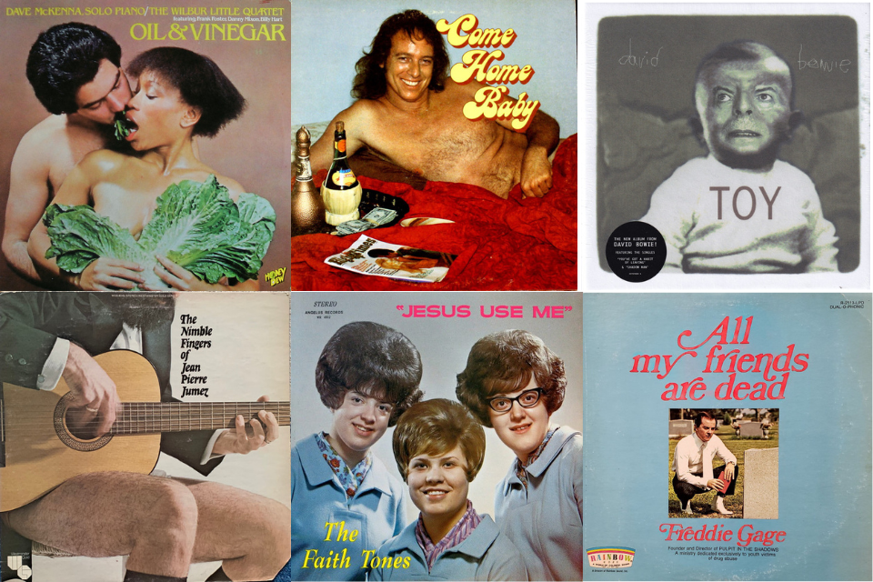 Image link to Trash Hits! The Worst Record Covers in the World Exhibition Comes to Northampton news page.
