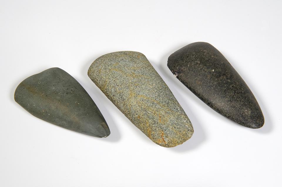 Three neolithic axes