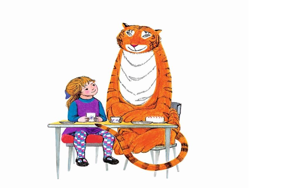 image link to The Tiger Who Came to Tea page.