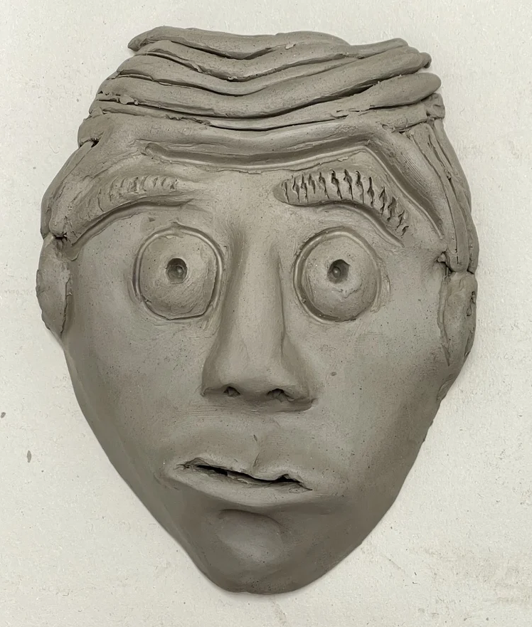 clay face